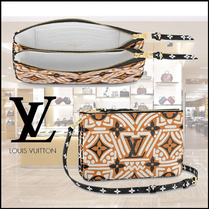 Louis Vuitton Monogram Canvas Bi color Logo Shoulder Bags M69488 