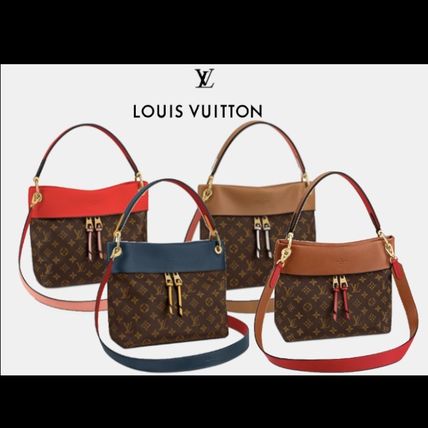 Louis Vuitton MONOGRAM Monogram Casual Style Canvas 2WAY Leather Crossbody Handbags 