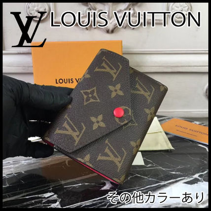 Louis Vuitton PORTEFEUILLE VICTORINE Monogram Leather Folding Wallets M62472 M62360 M41938 