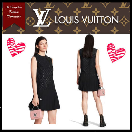 Louis Vuitton Silk Plain Party Style Elegant Style Dresses 1A82QG 1A82QC 1A82QB 1A82QD 1A82QE 1A82QF 