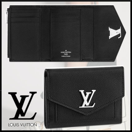 Louis Vuitton MY LOCKME Unisex Plain Folding Wallet Small Wallet Logo M62947 