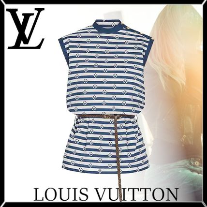Louis Vuitton MONOGRAM 2020 SS Short Monogram Party Style Dresses 1A7SKM 