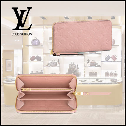 Louis Vuitton ZIPPY WALLET Monogram Calfskin Leather Long Wallet Logo Long Wallets M64090 