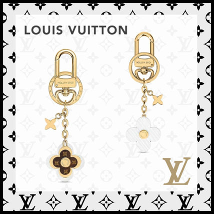Louis Vuitton 2020 21AW Flower Patterns Monogram Leather Keychains  Bag Charms M69567 