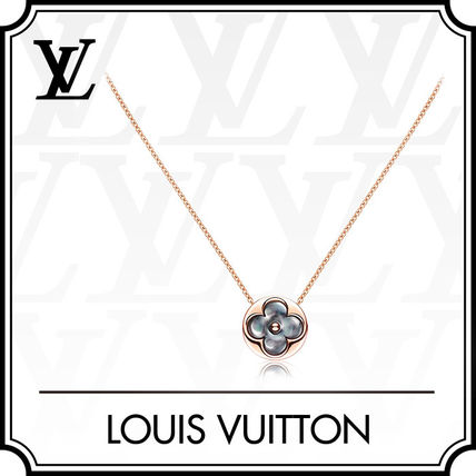 Louis Vuitton 2019 20AW Color Blossom Sun Pendant Pink Gold And Grey Mother Of Pearl Q93589 