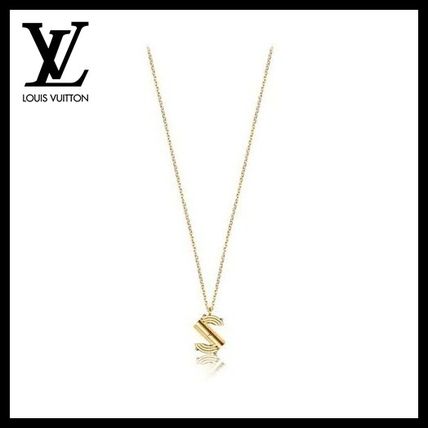 Louis Vuitton 2020 SS Lv  Me Necklace Letter S M61074 