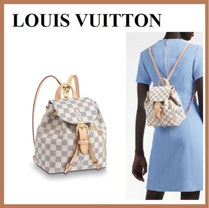 Louis Vuitton 2020 SS Casual Style Canvas Leather Office Style Backpacks N44026 