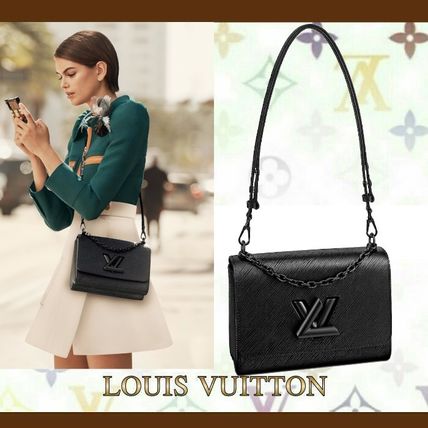 Louis Vuitton TWIST 2020 SS 2WAY Plain Leather Party Style Elegant Style Crossbody Logo M55858 
