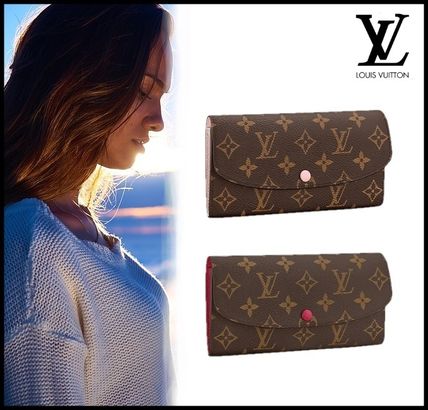 Louis Vuitton 2018 19AW Leather Long Wallets 