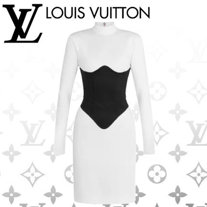 Louis Vuitton 2020 SS Bustier Detail Dress 1A62UR 