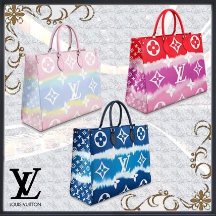 Louis Vuitton 2020 21AW Leather Logo Totes M45119 M45121 M45120 