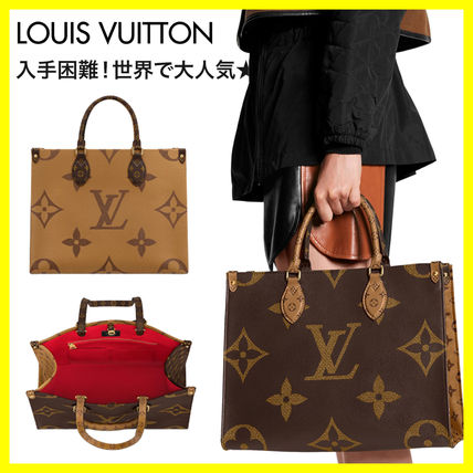 Louis Vuitton MONOGRAM Monogram Canvas A4 2WAY Elegant Style Totes 