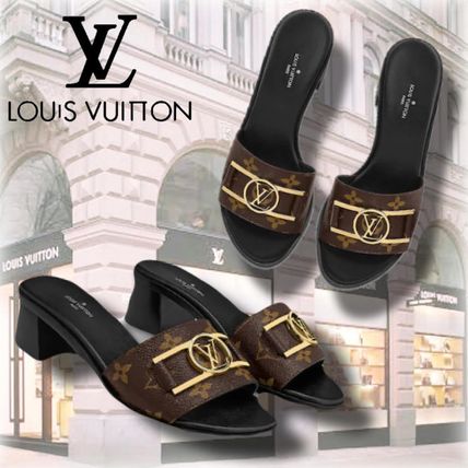 Louis Vuitton Monogram Casual Style Party Style Elegant Style Logo Sandals 