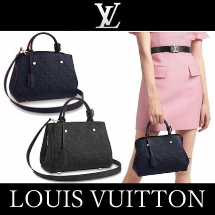 Louis Vuitton MONTAIGNE Monogram Canvas 2WAY Leather Party Style Office Style M42747 M41053 