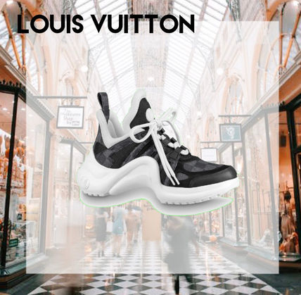 Louis Vuitton 2020 21AW Casual Style Plain Leather Low Top Sneakers 1A5SUC 