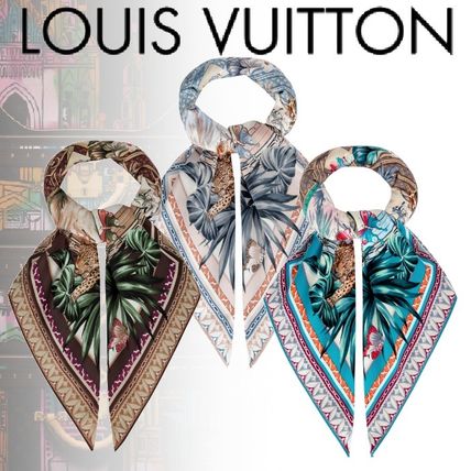 Louis Vuitton Flower Patterns Monogram Casual Style Silk 