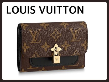Louis Vuitton MONOGRAM 2020 SS Monogram Leather Folding Wallet Logo Folding Wallets M62578 