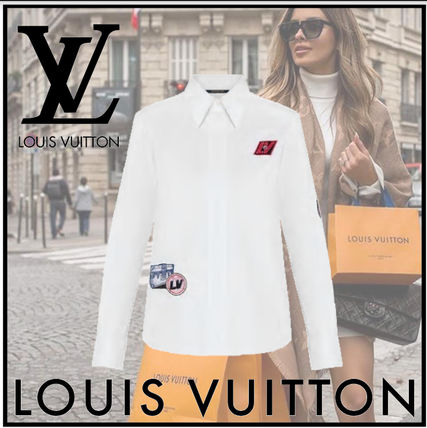 Louis Vuitton 2020 SS Long Sleeves Cotton Shirts  Blouses
