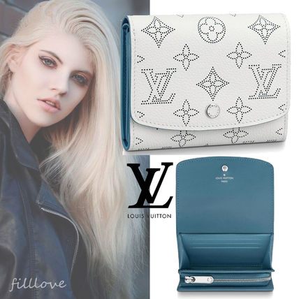 Louis Vuitton 2020 SS Monogram Plain Leather Folding Wallet Small Wallet Logo 