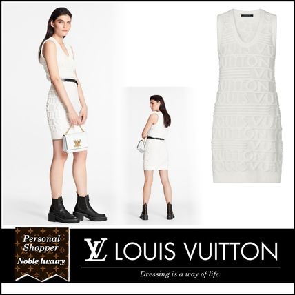 Louis Vuitton 2020 21AW Short Tight Wool Sleeveless Plain Party Style Elegant Style 