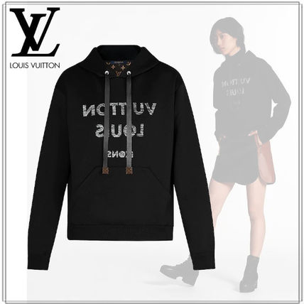 Louis Vuitton 2020 21AW Silk Street Style Long Sleeves Plain Cotton Logo