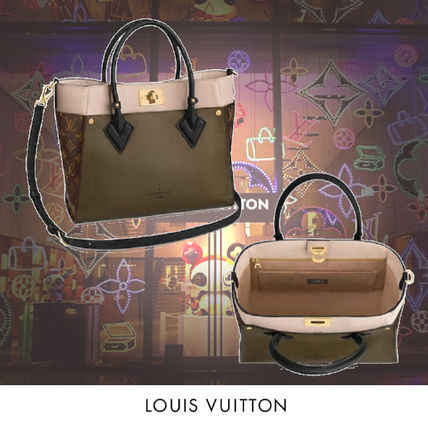 Louis Vuitton MONOGRAM 2020 SS Monogram Calfskin Canvas A4 2WAY Plain Leather