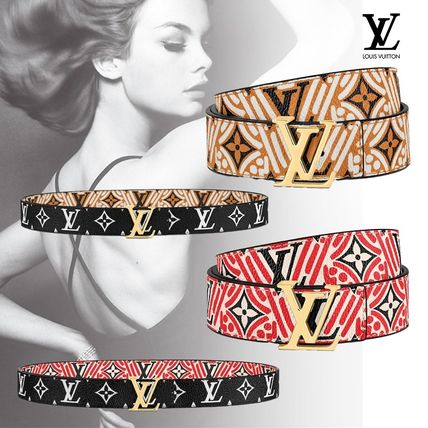 Louis Vuitton 2020 21AW Monogram Casual Style Leather Elegant Style Logo Belts 