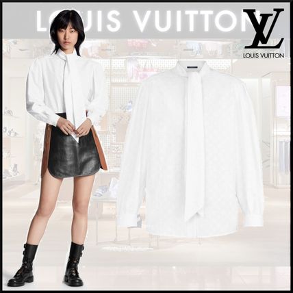 Louis Vuitton Blouse With Lavaliere Collar 1A604W 