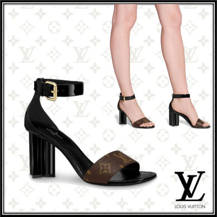Louis Vuitton MONOGRAM Monogram Leather Sandals 1A66ZQ 1A66ZP 1A66ZO 1A66ZN 1A66ZM 1A66ZL 1A66ZK 