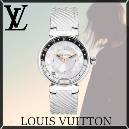 Louis Vuitton EPI Leather Round Quartz Watches Analog Watches QA104Z QA104Z R17267 