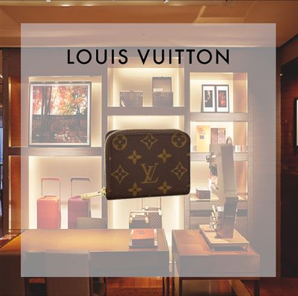 Louis Vuitton Monogram Leather Logo Coin Cases M60067 
