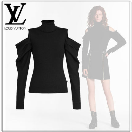 Louis Vuitton 2020 21AW Casual Style Wool Cashmere Silk Blended Fabrics Long Sleeves