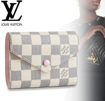 Louis Vuitton DAMIER AZUR 2020 SS Victorine Wallet N64022 
