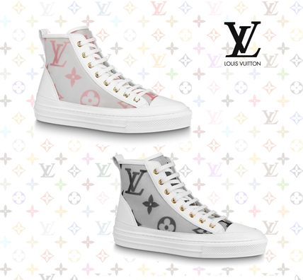 Louis Vuitton Monogram Plain Toe Rubber Sole Casual Style Unisex 1A87E6 1A87DQ 