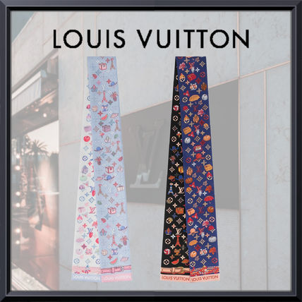 Louis Vuitton MONOGRAM 2020 SS Flower Patterns Monogram Casual Style Silk Plain Party Style 