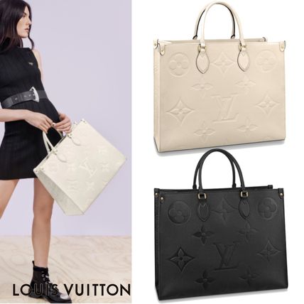 Louis Vuitton MONOGRAM EMPREINTE 2020 SS Monogram Casual Style A4 2WAY Leather Elegant Style Totes M44925 M45081 