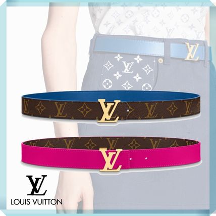 Louis Vuitton MONOGRAM 2020 SS Lv Escale Lv Initials 30Mm Reversible Belt M0255V M0255W 