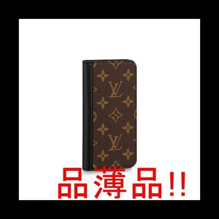 Louis Vuitton MONOGRAM Monogram Leather iPhone XS Max Smart Phone Cases M68690 