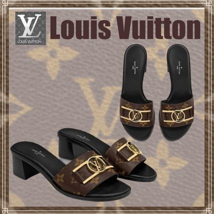 Louis Vuitton Monogram Party Style Office Style Elegant Style Logo Sandals 1A660F 