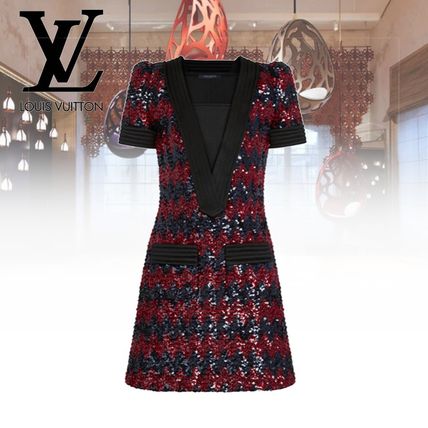 Louis Vuitton 2020 SS A Line Cocktail Dress 1A7U9C 