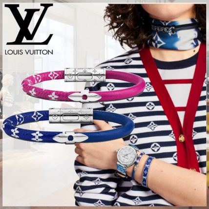 Louis Vuitton Casual Style Leather Party Style Elegant Style Bracelets 