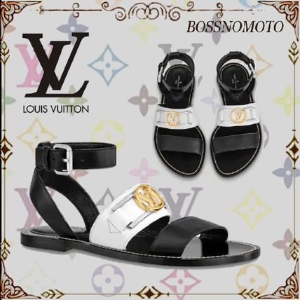 Louis Vuitton 2020 SS Casual Style Blended Fabrics Street Style Plain Leather Logo 1A66E9 