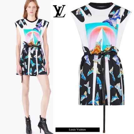 Louis Vuitton Sleeveless Cotton Dresses 