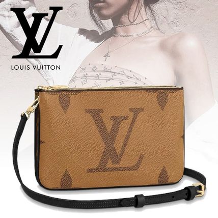 Louis Vuitton MONOGRAM 2020 21AW Monogram 2WAY Leather Crossbody Logo Shoulder Bags M69203 
