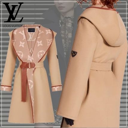 Louis Vuitton Hooded Wrap Coat 1A68CL 