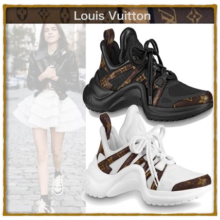 Louis Vuitton 2020 SS Monogram Rubber Sole Unisex Low Top Sneakers 1A43L1 1A43LH 