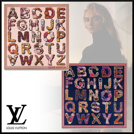 Louis Vuitton 2020 21AW Silk Elegant Style Logo Lightweight Scarves  Shawls 