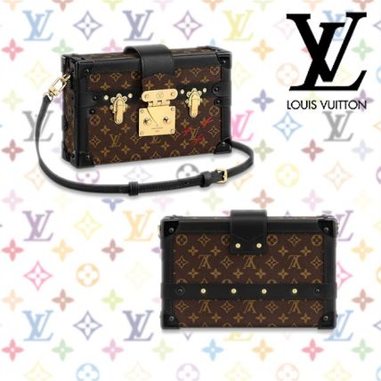 Louis Vuitton Monogram Calfskin Canvas Crossbody Shoulder Bags M44199 