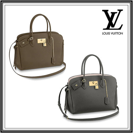 Louis Vuitton 2020 21AW Casual Style Canvas 2WAY Plain Leather Office Style M51444 M55317 
