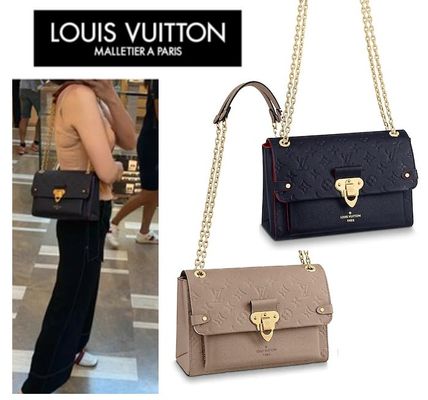 Louis Vuitton 2WAY Leather Elegant Style Crossbody Shoulder Bags 